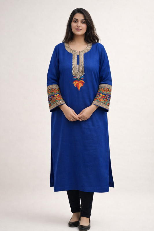 Tilla N Aari work Pheran