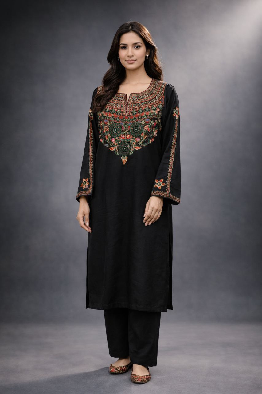 2PC Aari Work Pheran